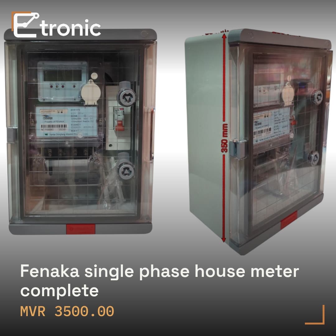 Fenaka single phase house meter complete